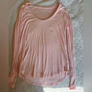 Long sleeve super soft tee; XS; Never worn; 97% Rayon, 3% Spandex; Never worn